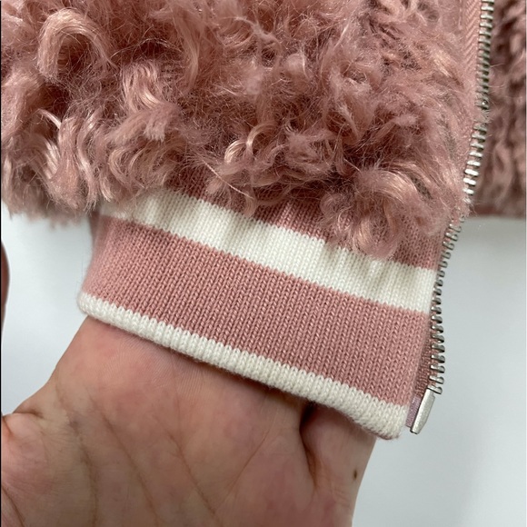 Zara Pink Fluffy Jacket - Picture 5 of 8